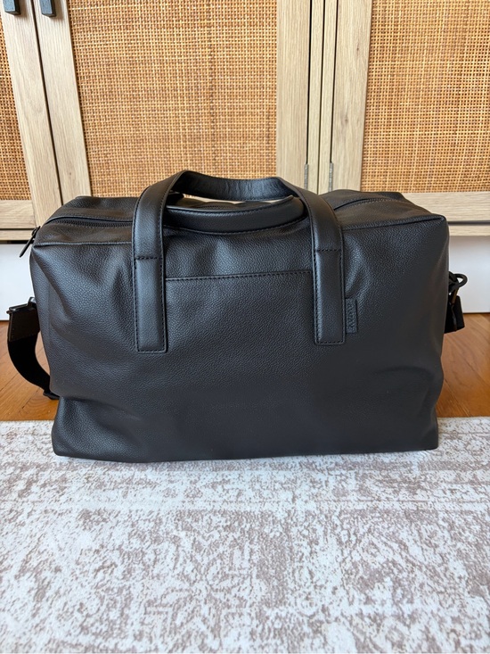 Away Handbags - Away “the everywhere” Black Pebbled Leather Weekender Duffel Bag